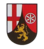 Wappen des Landes Rheinland-Pfalz mit geviertem Schild: rotes Kreuz, Rad von Mainz und goldener Löwe auf schwarzem Grund.
